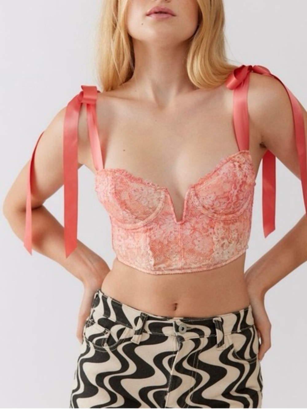 Urban Outfitters Our From Under Ombré Corset Bustier Top Size S NWT